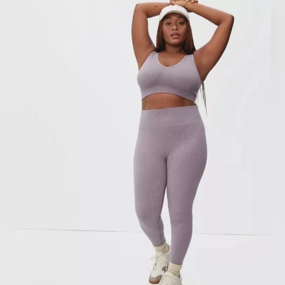 NWT Everlane Women Ribbed Seamless Leggings XL/XLL